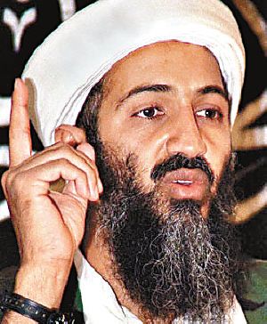 恐怖組織“伊斯蘭馬格里布基地組織”2003年向恐怖大亨本-拉登宣布效忠。圖為本-拉登 資料圖