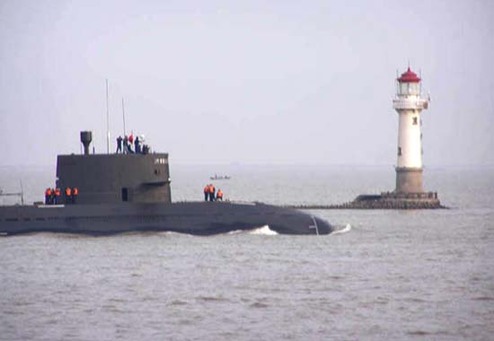 中國海軍新型元級(jí)海試。