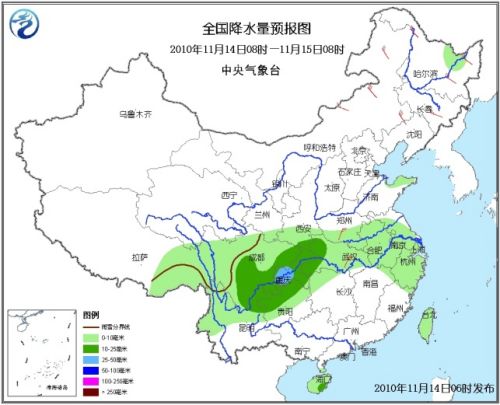 全國降水量預(yù)報(bào)圖