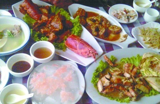 黃先生當(dāng)時(shí)在飯店點(diǎn)的菜(黃先生提供)。