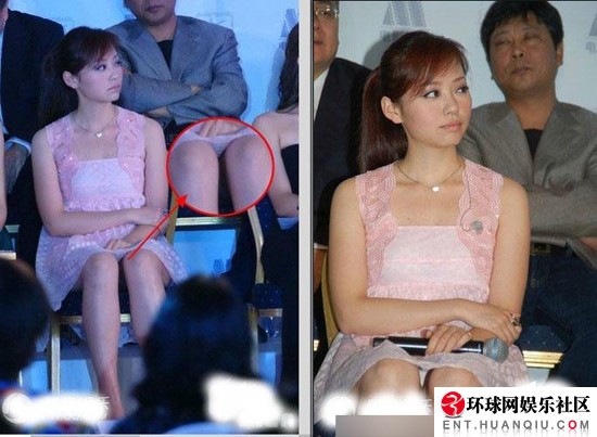 防止泄春光 女星一定要注意坐姿！
