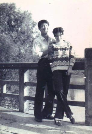 1984年10月，攝于武定門節(jié)制閘，很像山楂樹之戀