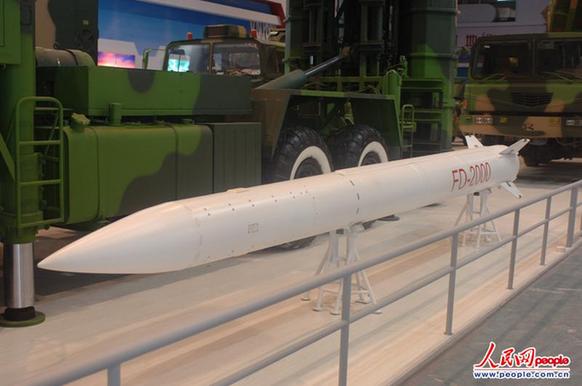 FD-2000導(dǎo)彈。攝影：閆嘉琪