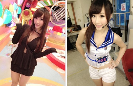 Show Girl女模“小茉莉”陳瑀希穿梭各大綜藝節(jié)目，傳和歐漢聲秘戀。（資料圖）