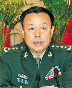 資料圖：新任中央軍委副主席范長龍上將。