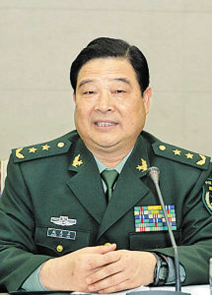 資料圖：新任總后勤部部長趙克石。