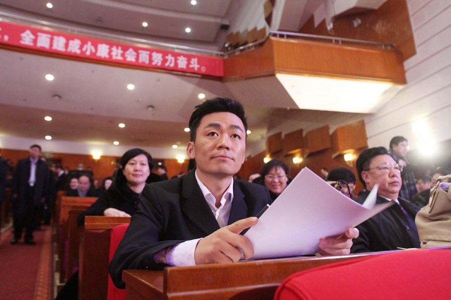 兩會上的明星委員派頭十足
